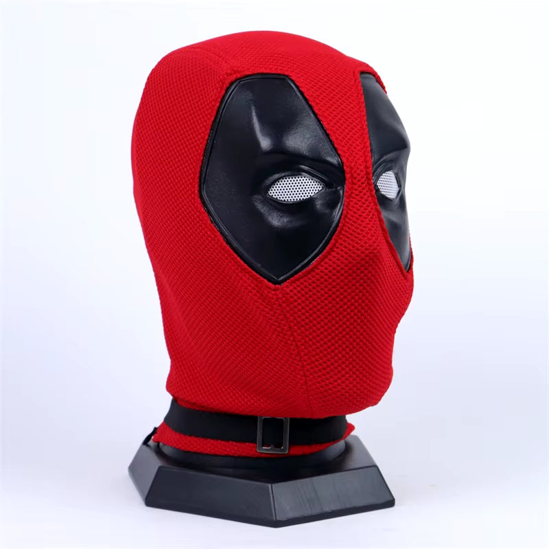 Deadpool Mask Headwear Wolverine Mask Headgear Cosplay Knitted Rubber Headband Party Dance Performance Props Adult Halloween Gif