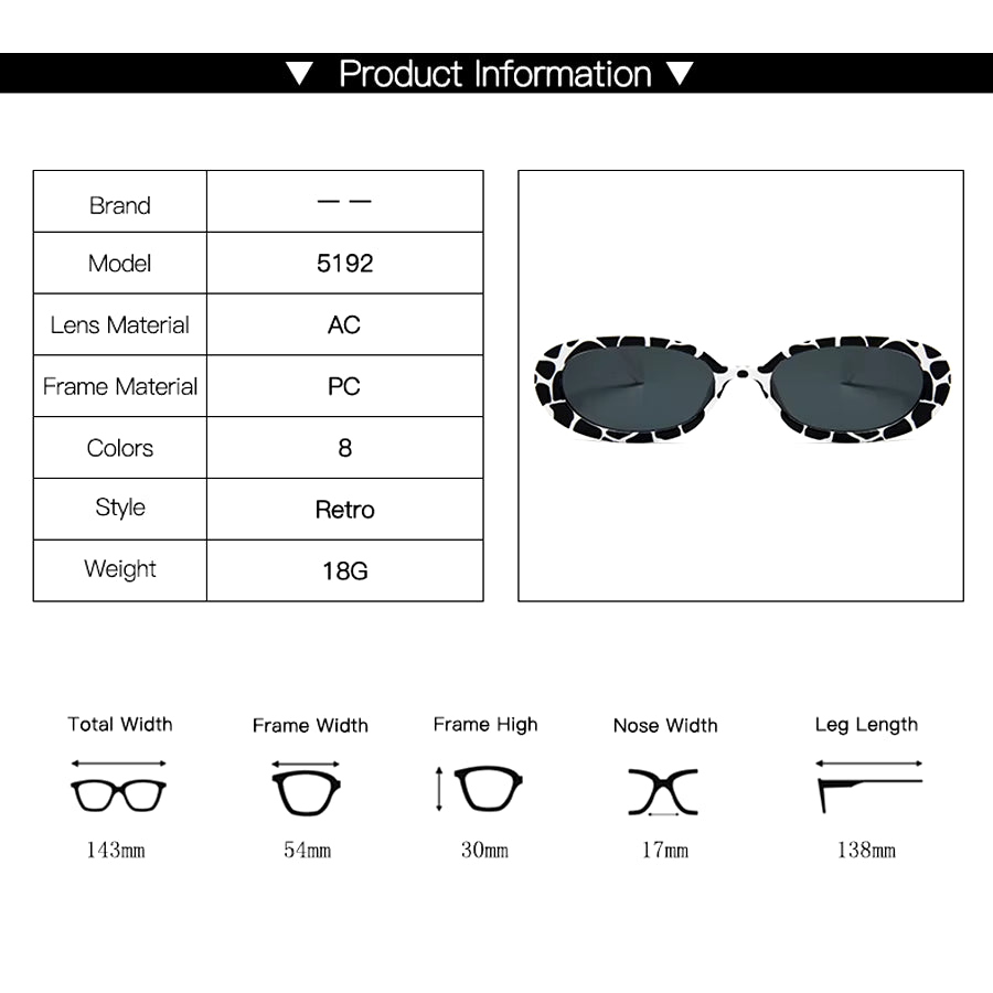 Vintage Oval Sunglasses Women Luxury Brand Designer Small Oval Sun Glasses Retro Black Red Glasses Ladies Goggle